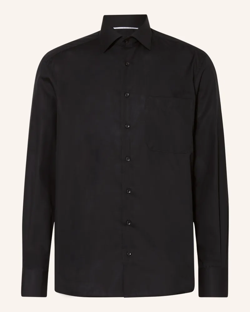 Eterna Hemd Comfort Fit Schwarz