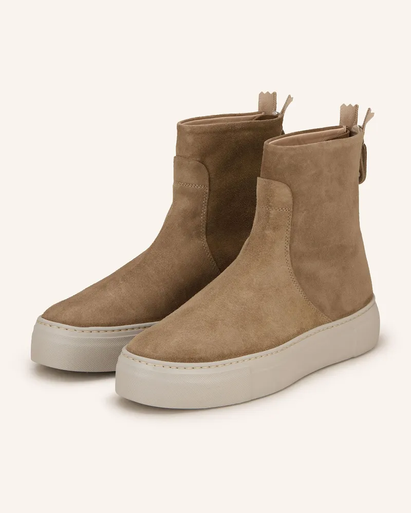 Attilio Giusti Leombruni Plateau-Boots MEGHAN Beige