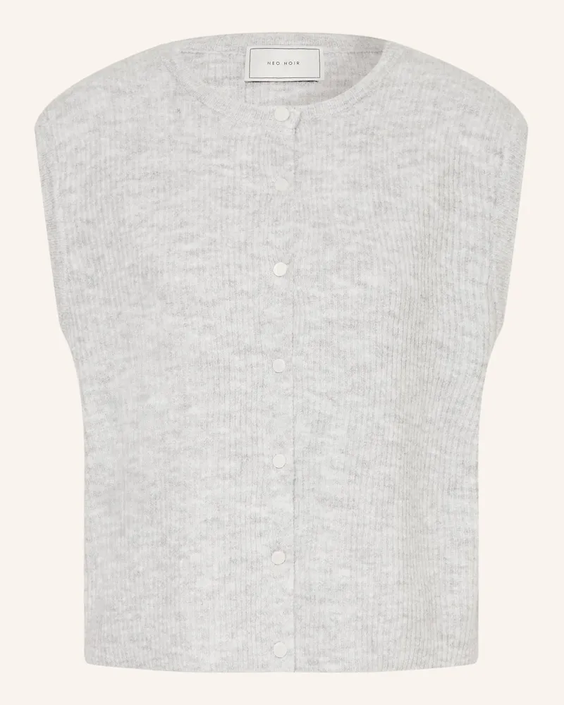 Neo Noir Strickweste Everest grau Hellgrau
