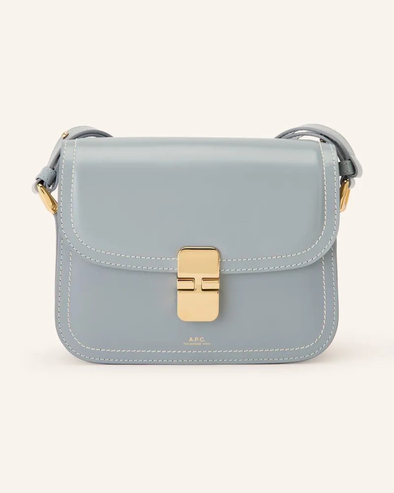 A.P.C. Umhängetasche Grace Small blau Blaugrau