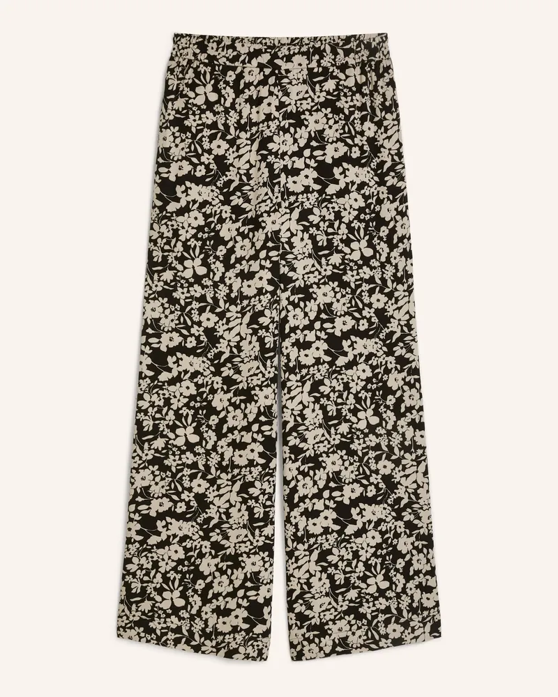 Marc O'Polo Weite Hose schwarz Schwarz