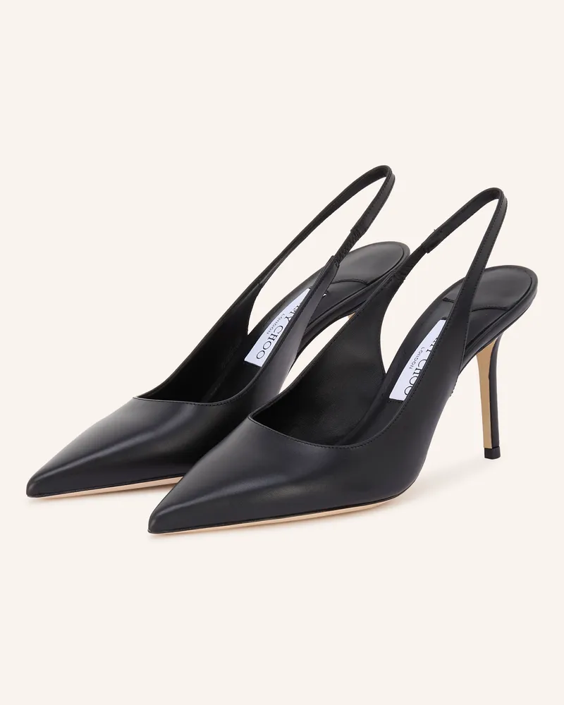 Jimmy Choo Slingpumps Love 85 schwarz Schwarz