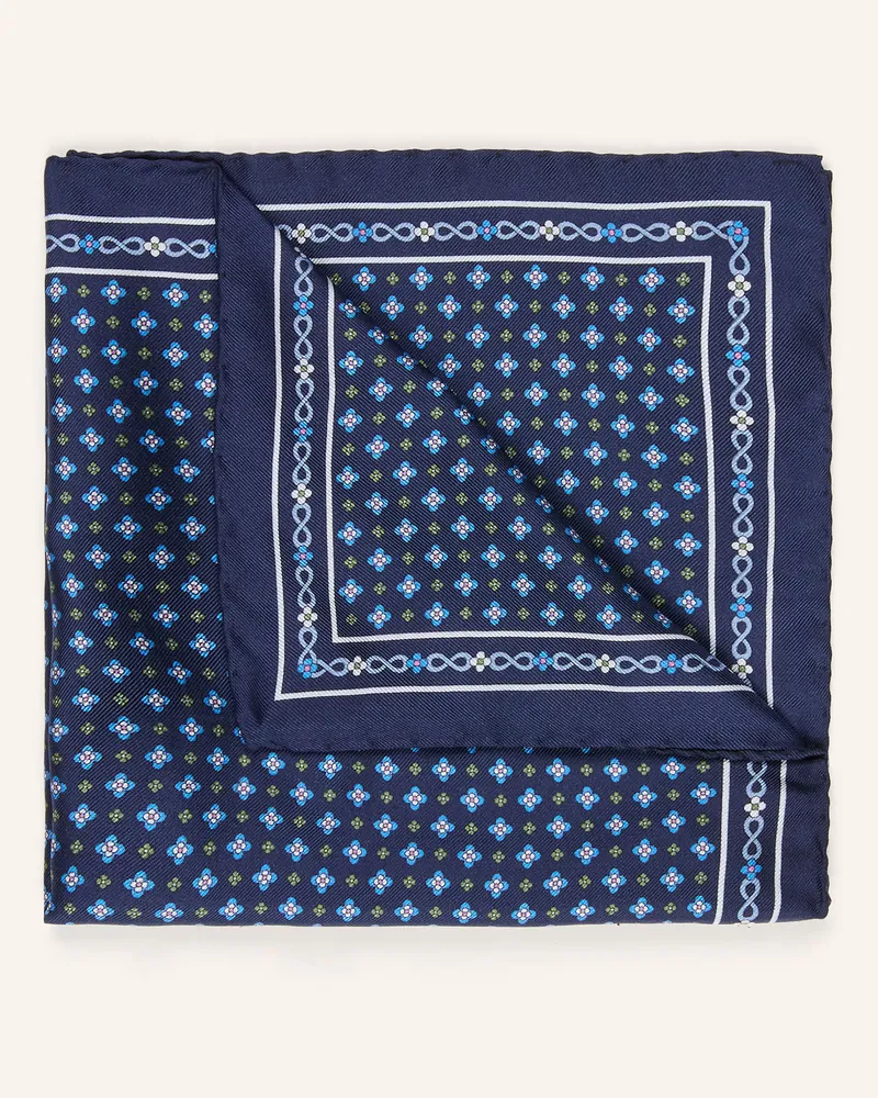 Eton Einstecktuch blau Dunkelblau