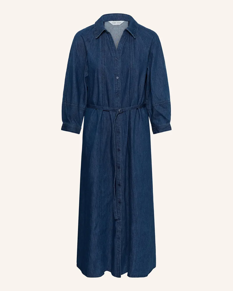 Part Two Jeanskleid Chrestinapw Mit 3/4-Arm blau Dunkelblau