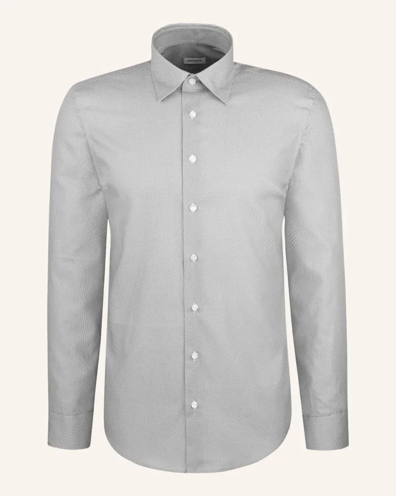 Seidensticker Business Hemd Slim Fit Grau
