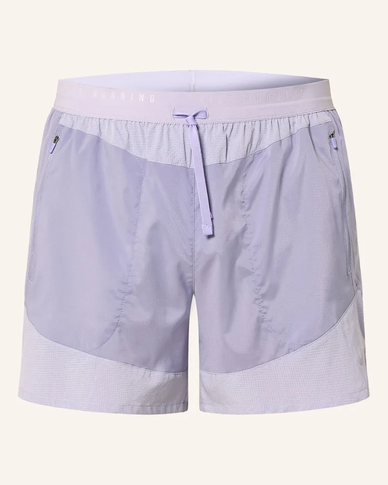 Nike 2-In-1-Laufshorts Stride Plus blau Lila