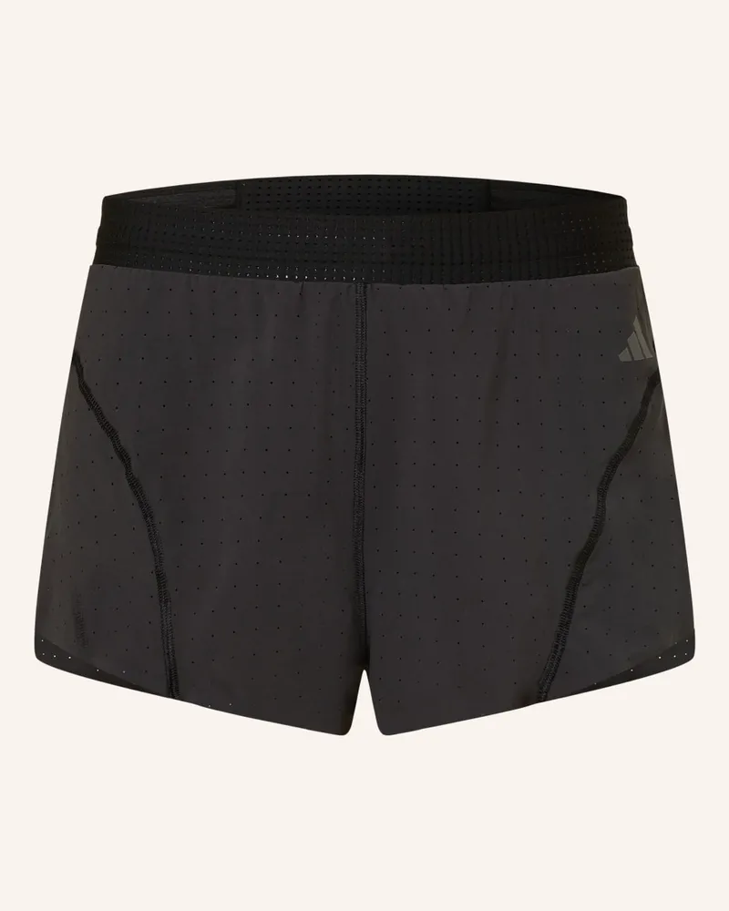 adidas 2-in-1-Laufshorts ADIZERO Schwarz