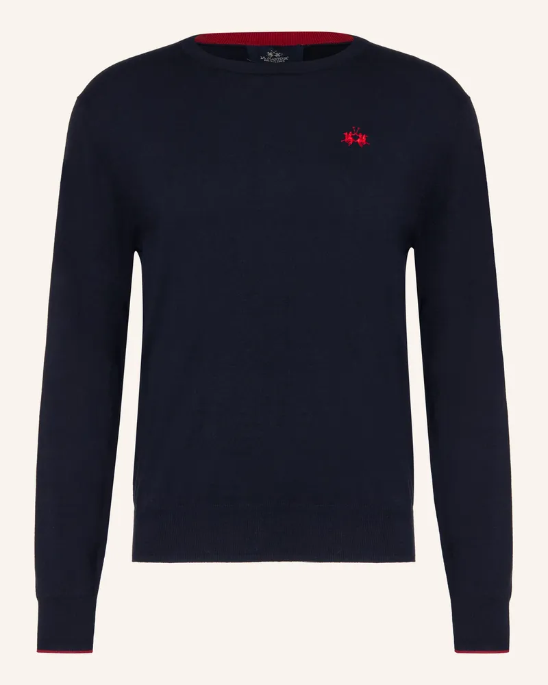 La Martina Pullover blau Dunkelblau