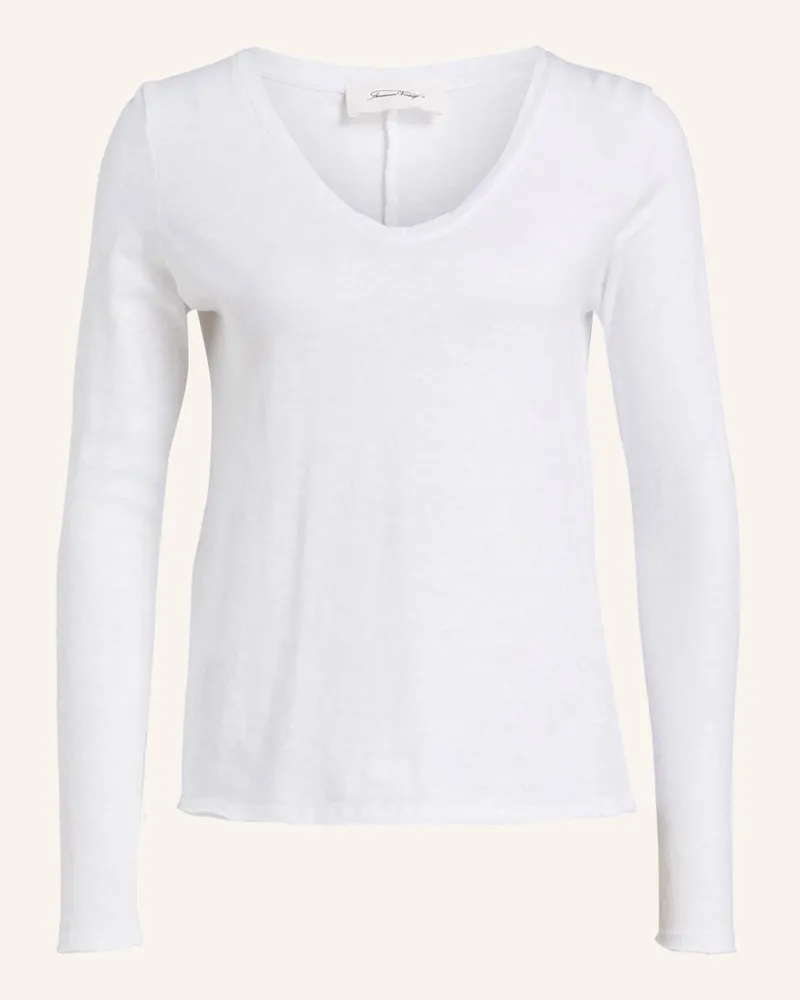 American Vintage Longsleeve SONOMA Weiss