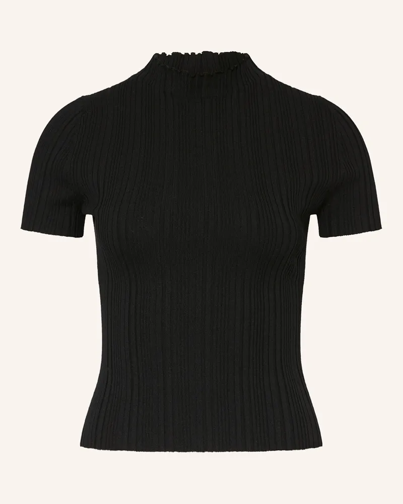 HUGO BOSS T-Shirt Sarphapilk schwarz Schwarz