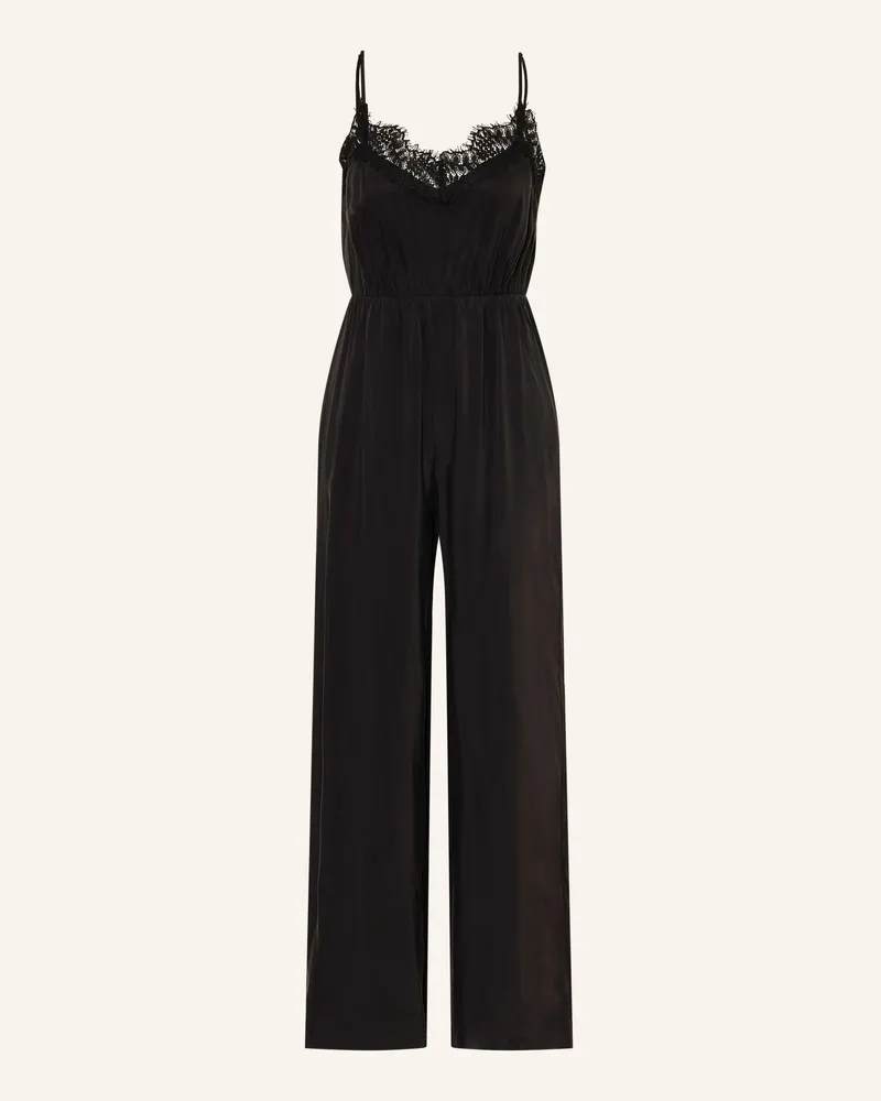 OH APRIL Jumpsuit TAJA mit Spitze Schwarz