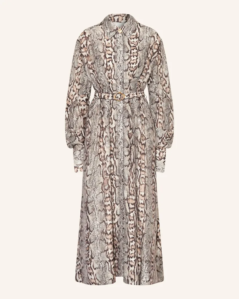 Aje. Hemdblusenkleid MURPHIE Creme