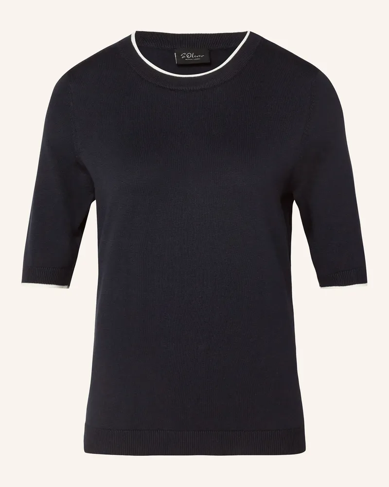 S.Oliver Strickshirt Dunkelblau