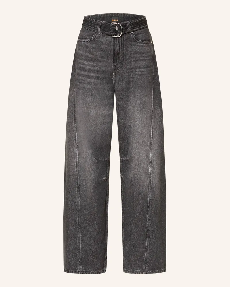 HUGO BOSS Barrel Jeans Baloon schwarz 001