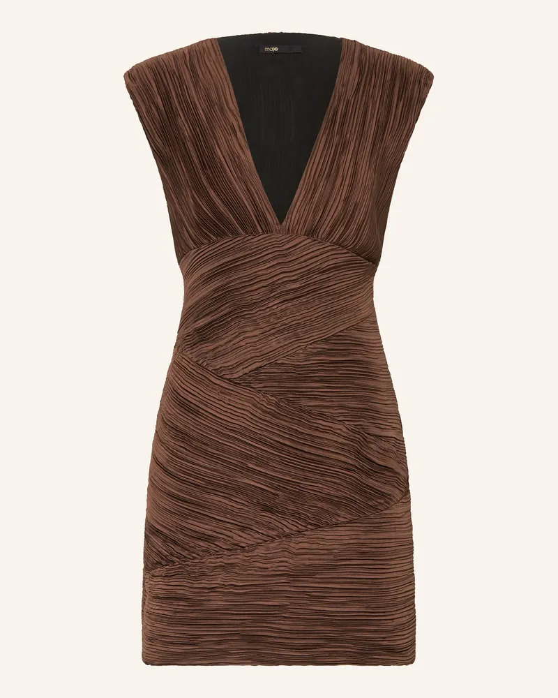 Maje Kleid Dunkelbraun