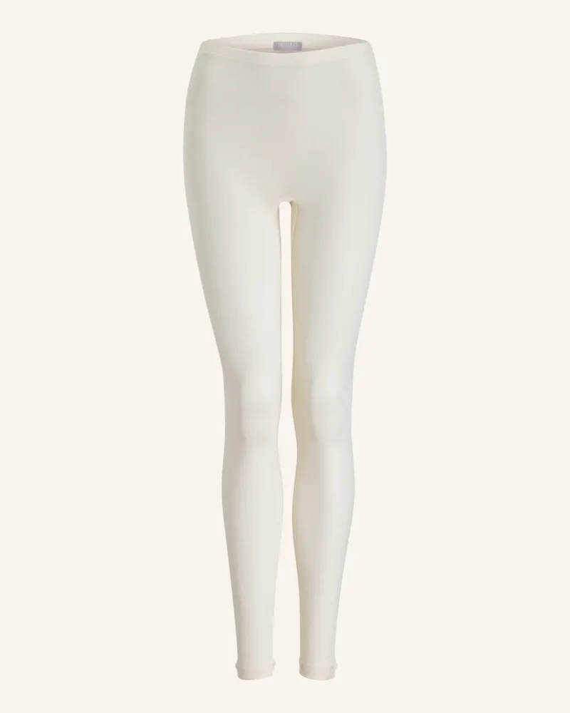 Hanro Lounge-Leggings Woolen Silk Aus Merinowolle Mit Seide weiss Ecru