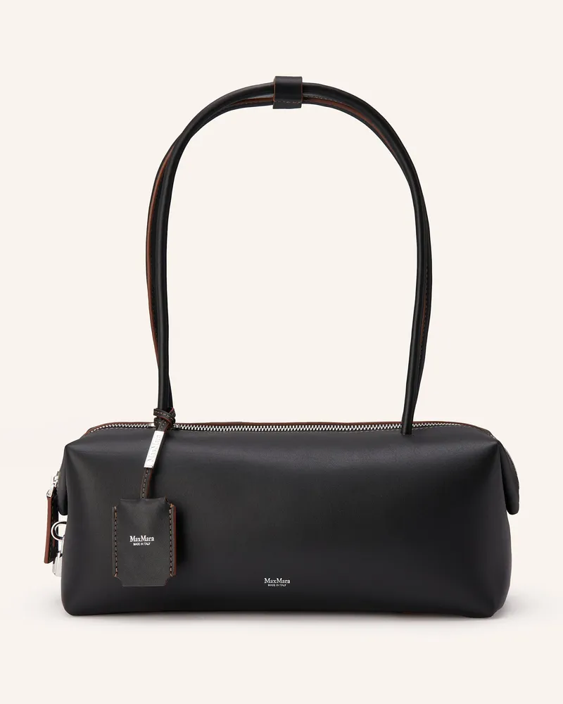 Max Mara Handtasche Holdall schwarz Schwarz