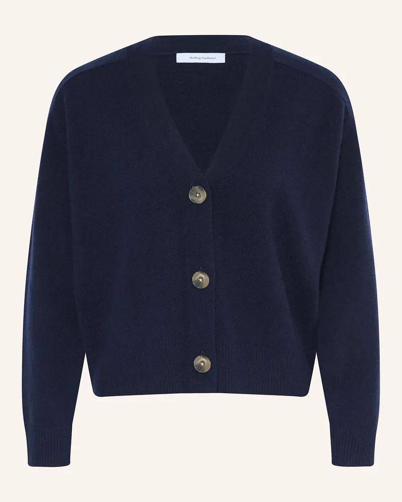Darling Harbour Strickjacke aus Cashmere Marine