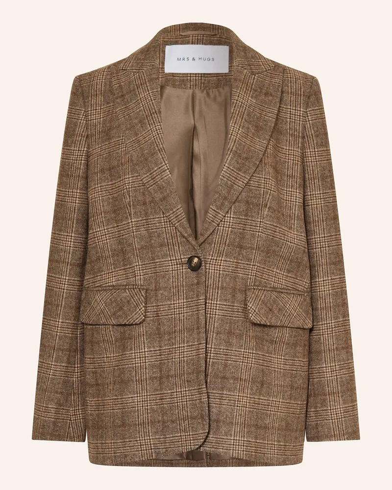 Mrs & HUGS Blazer Braun