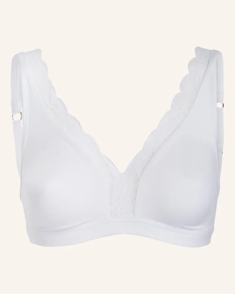 Hanro Triangel-BH COTTON LACE Weiss