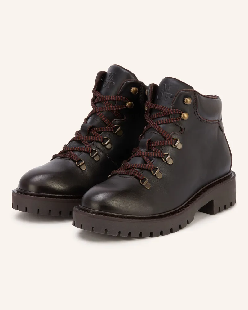 Marc O'Polo Schnürboots Phia braun Dunkelbraun