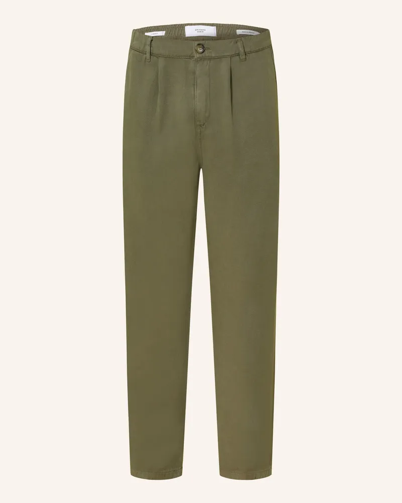 Goldgarn Chino Relaxed Fit gruen Oliv