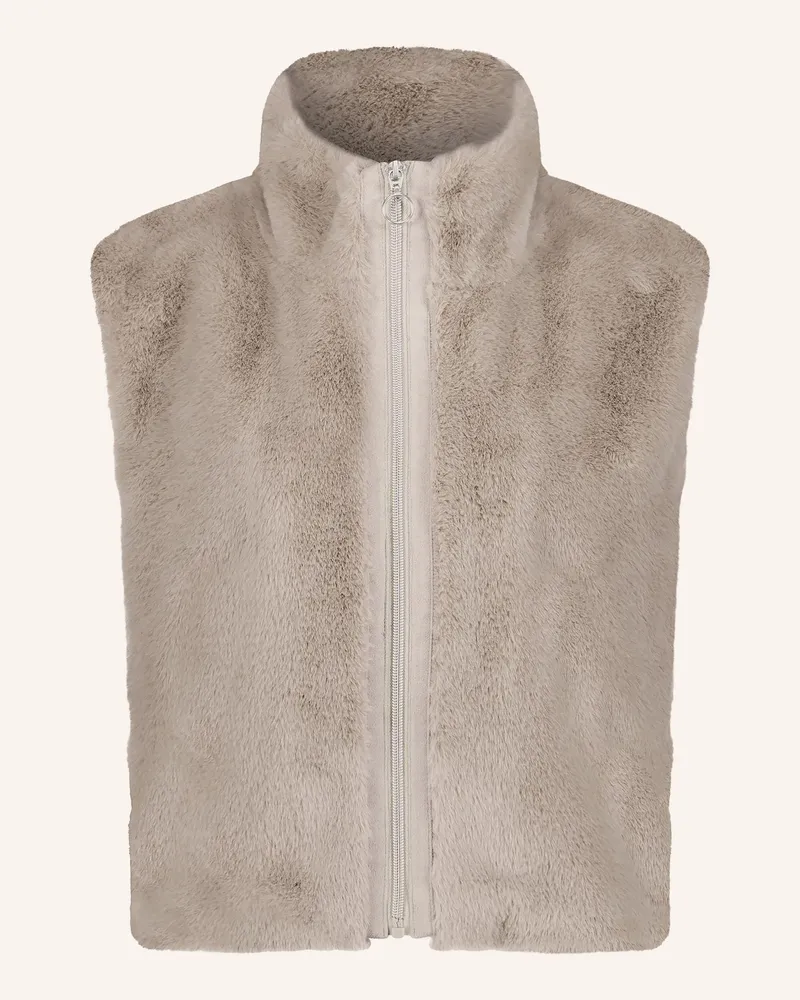 Betty Barclay Kunstfell-Weste beige Beige