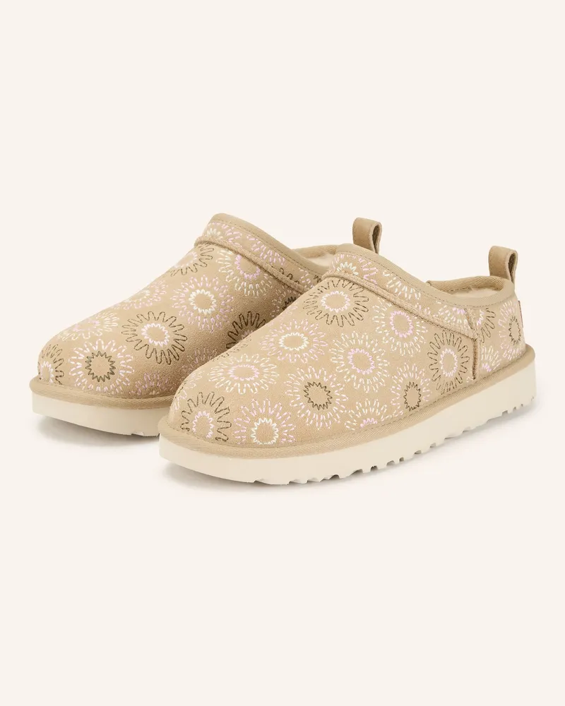 UGG Slipper Classic Micro Sun Stitch beige Beige