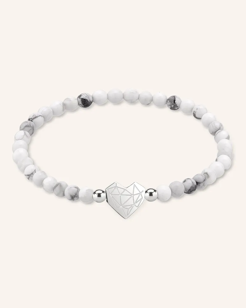 Liebeskind Armband  Aus  Edelstahl weiss Weiss