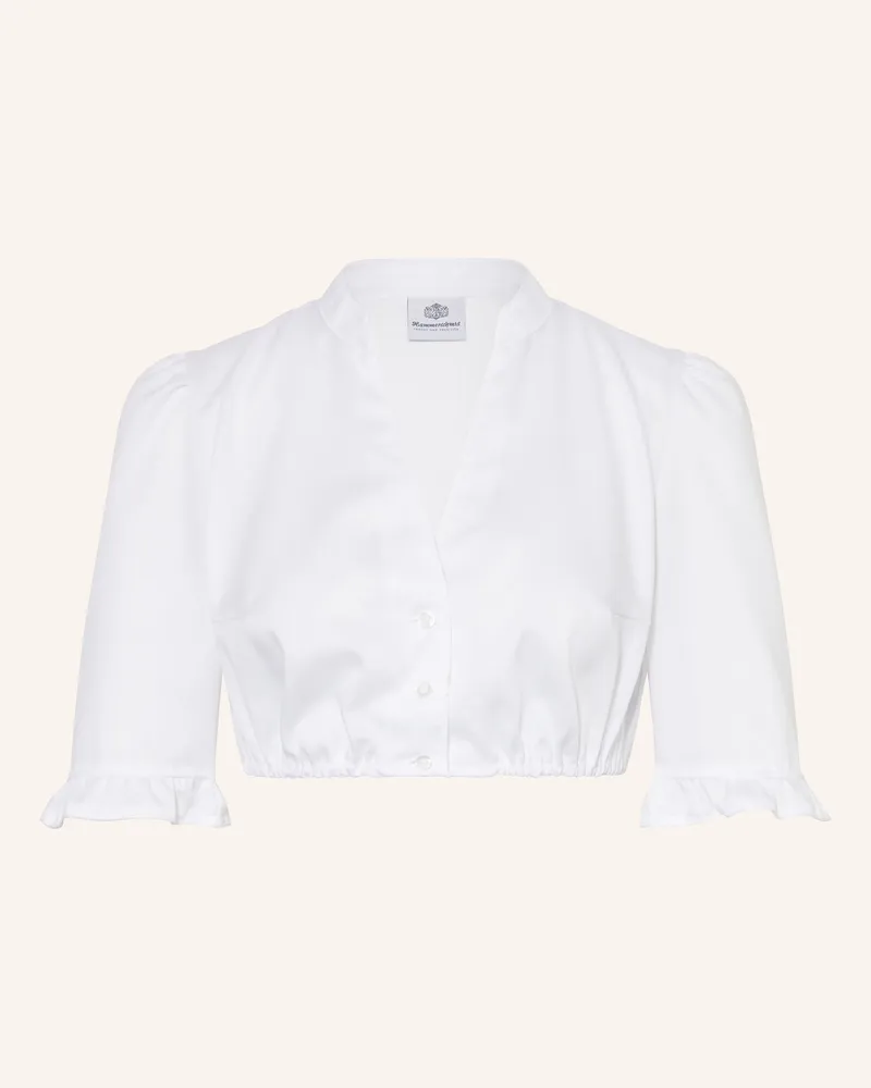 Hammerschmid Dirndlbluse Annette weiss Weiss