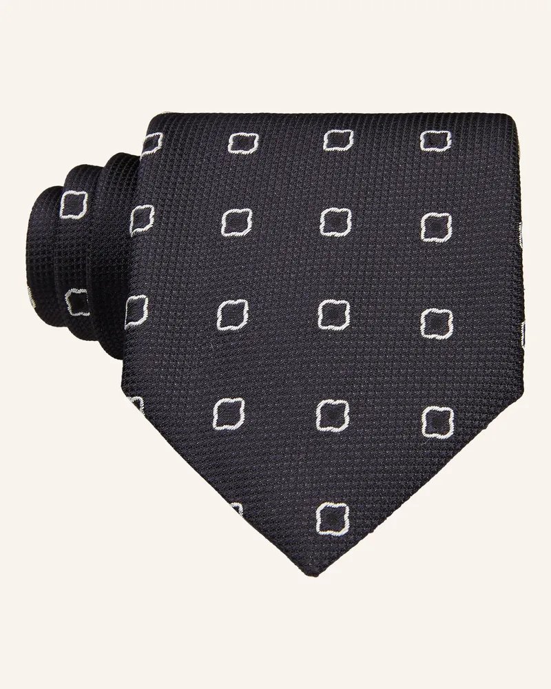 HUGO BOSS Krawatte blau Dunkelblau