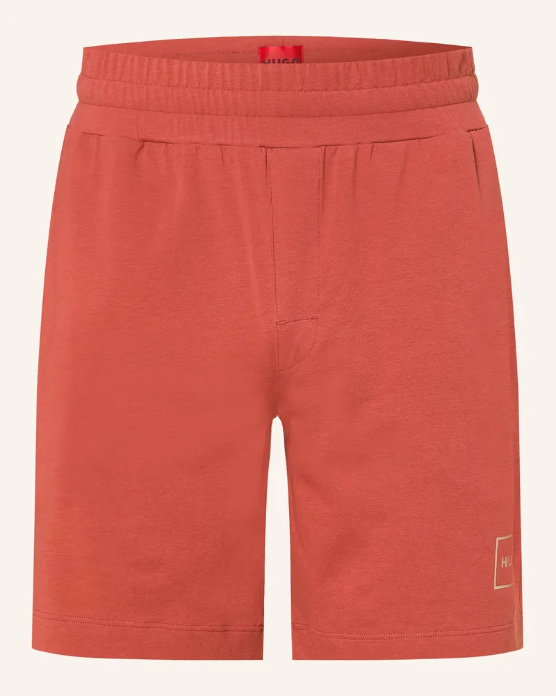 HUGO BOSS Schlafshorts Laze rot Rot