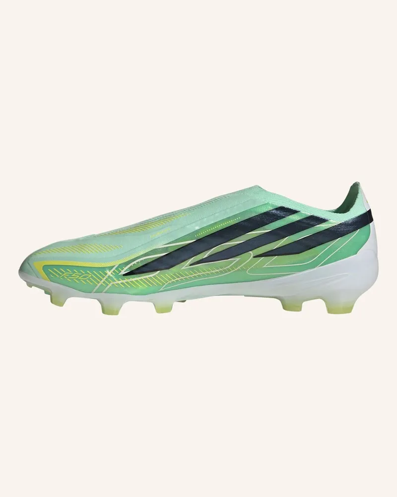 adidas f50 Hyperfast Pro Fussballschuh, Feste Böden, Schnürlos gruen Grün