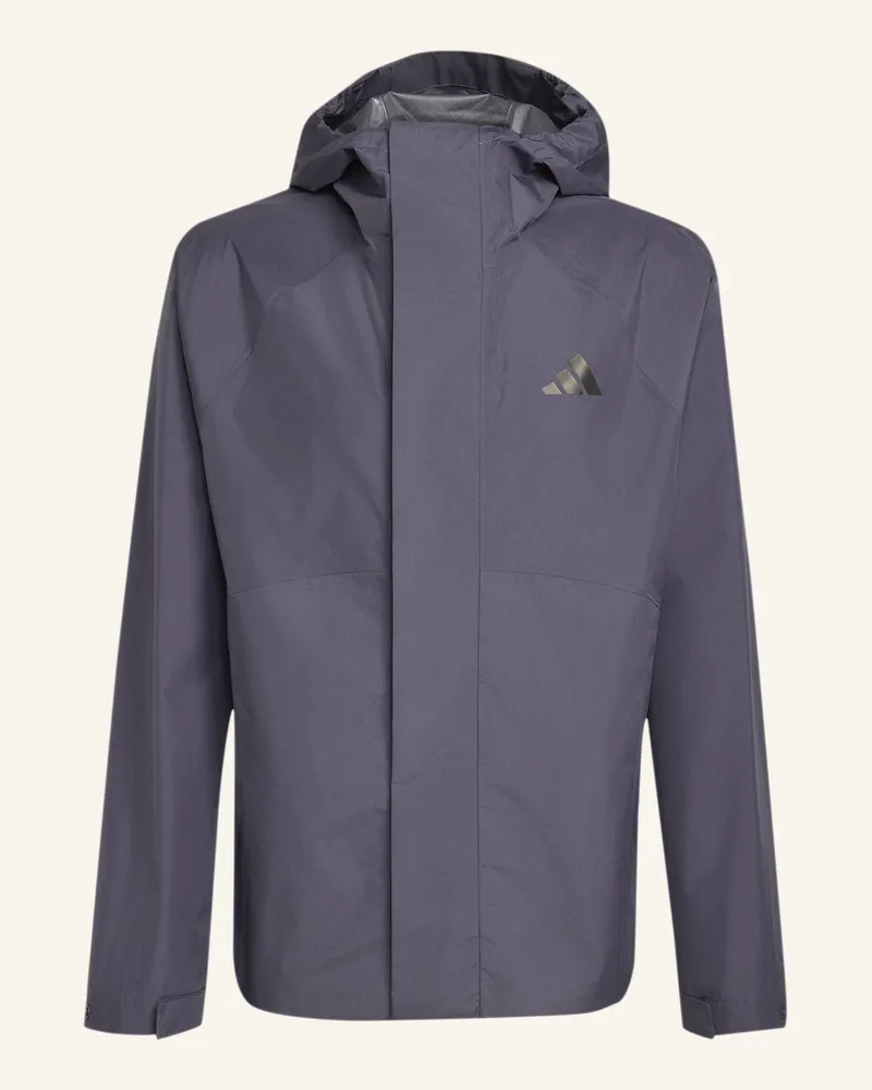 adidas Essentials Regenjacke grau Lila