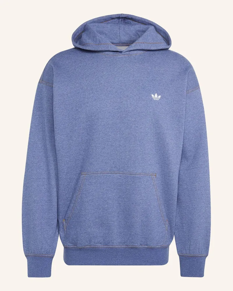 adidas Trefoil Essentials Hoodie, Meliert, Locker Geschnitten blau Blau