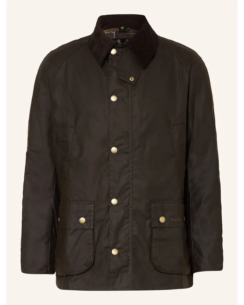 Barbour Fieldjacket ASHBY WAX Gruen