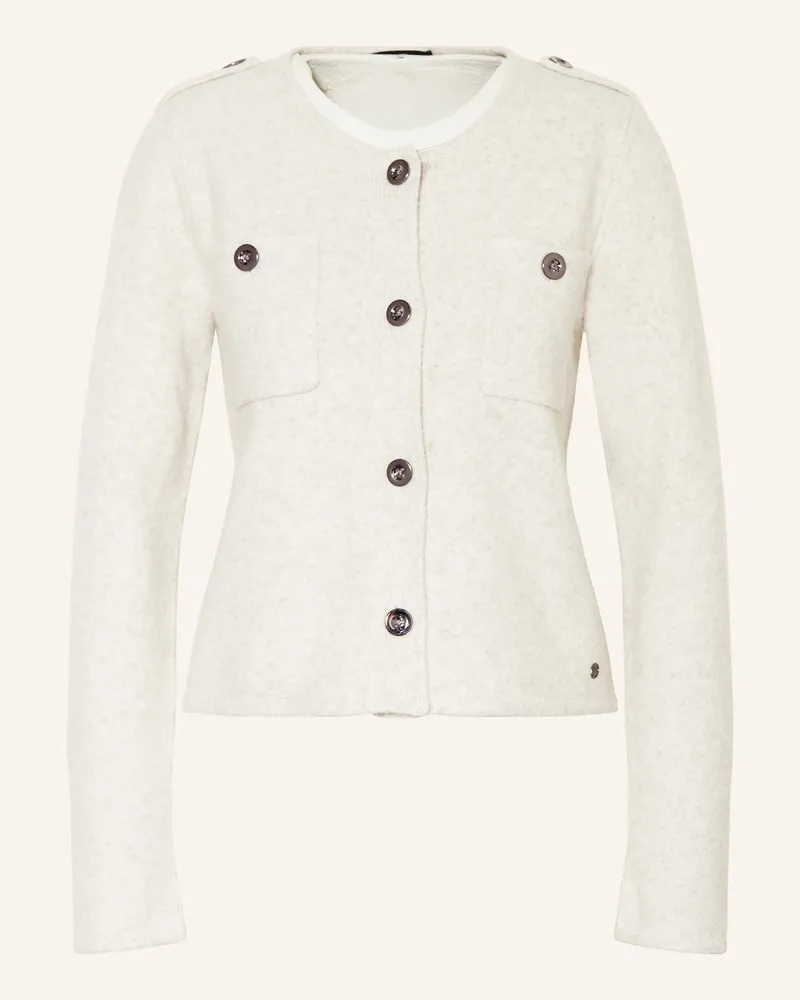 monari Strickjacke weiss Ecru