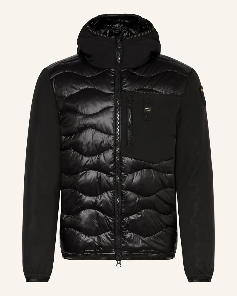 Blauer Steppjacke ALBERT Schwarz