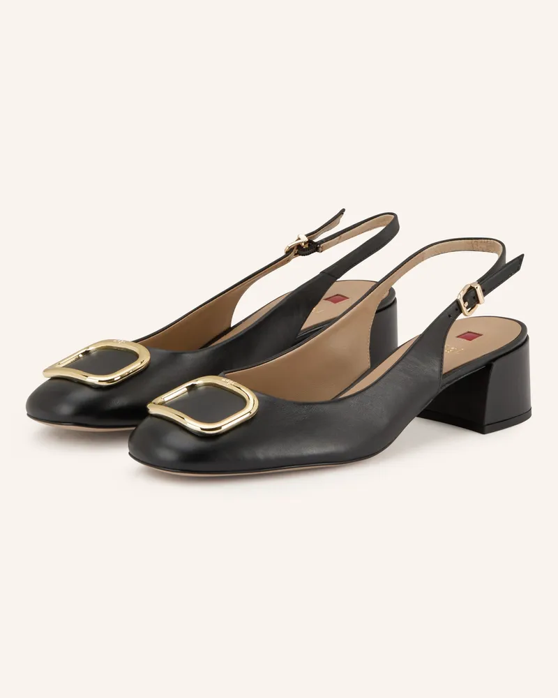 Högl Slingpumps schwarz Schwarz