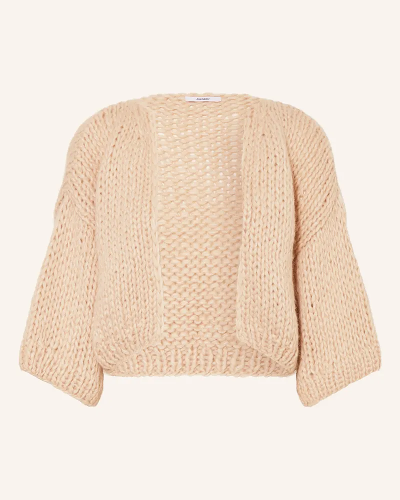 MAIAMI Strickhülle Aus Alpaka Mit 3/4-Arm beige Beige