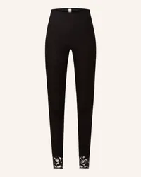 Mey Lounge-Leggings Serie WOOL LOVE aus Merinowolle Schwarz