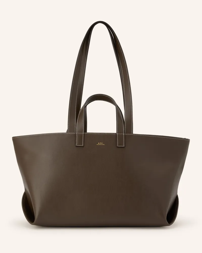 A.P.C. Shopper Le Drummer gruen Dunkelgrün