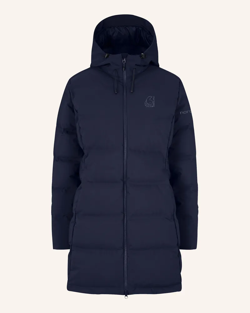 Nordisk Daunenmantel Aukea blau Blau