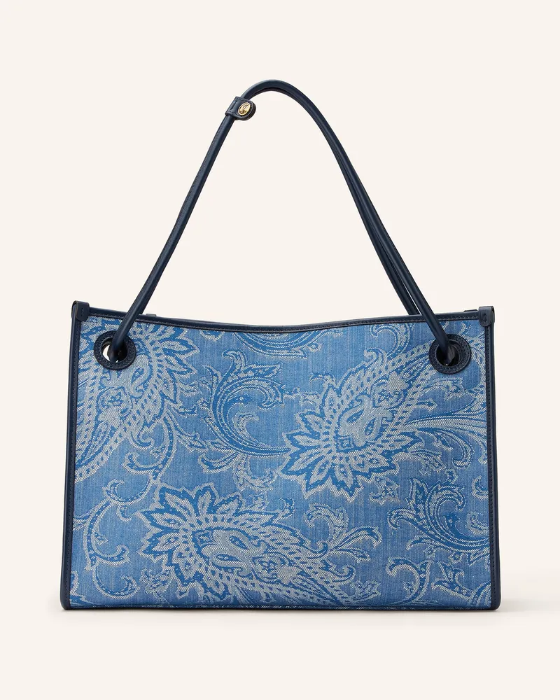Etro Shopper MEDIUM Blau