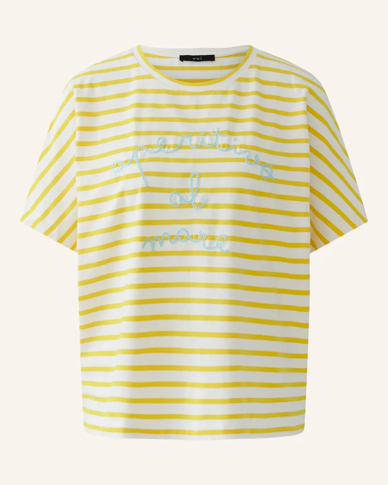 Oui  T-Shirt orange Gelb