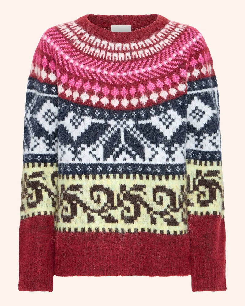ICHI Pullover Ihcylle rot Dunkelrot