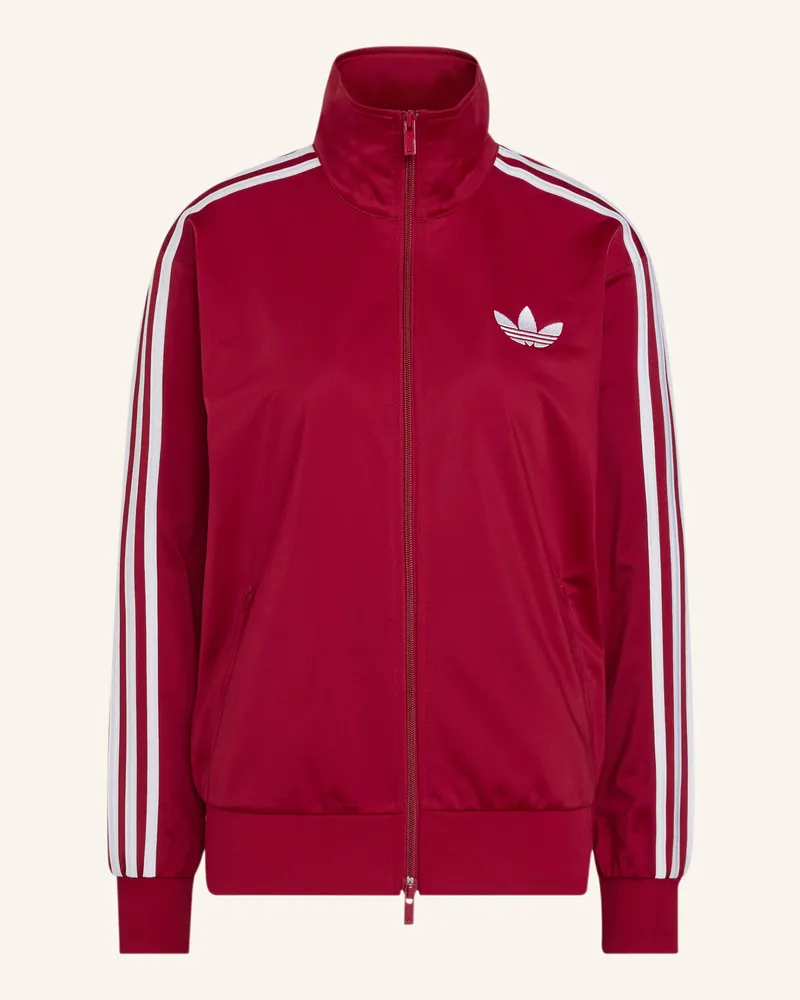 adidas Firebird Track Top Loose. rot Weiss