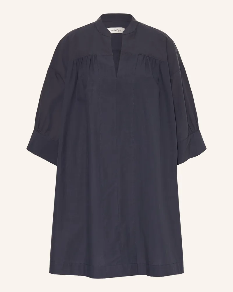 ottod’Ame Kleid mit 3/4-Arm Dunkelblau