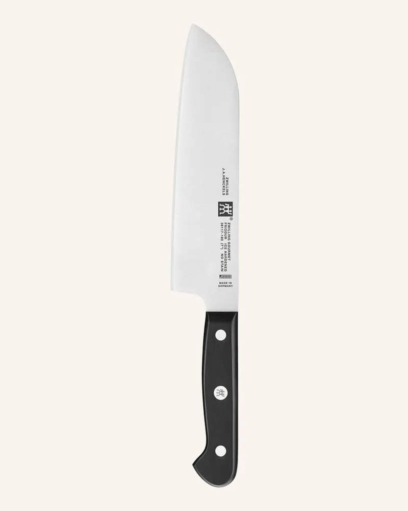 Zwilling Santokumesser GOURMET Schwarz