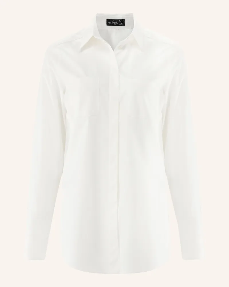 van Laack Bluse Modern Fit Weiss